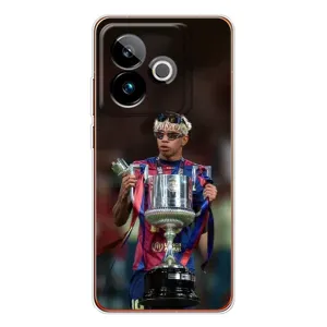 Чехол с футболистом Ламин Ямаль Realme GT 7T (Ямаль с кубком)