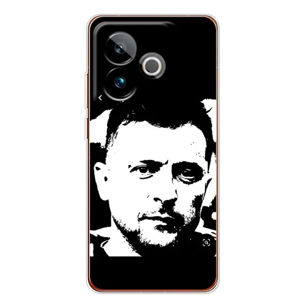 Чехол с принтом «Зеленский АРТ» для Realme GT 7T Чехол с принтом «Зеленский АРТ» для Realme GT 7T
