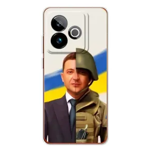 Чохол для Realme GT 7T (AlphaPrint - с принтом Зеленського)
