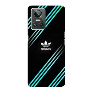 Чохли Адидас для Realme GT Neo 3 (AlphaPrint) (Адідас з полосами)