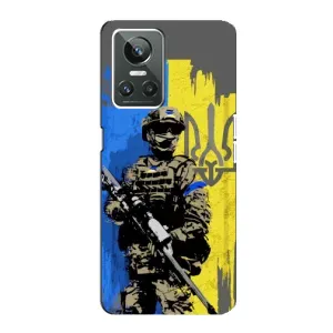 Чехлы с картинкой ЗСУ для Realme GT Neo 3 (AlphaPrint) (АРТ солдат)
