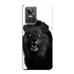 Чохли з картинкою животних Realme GT Neo 3 (Чорний ЛЕВ)
