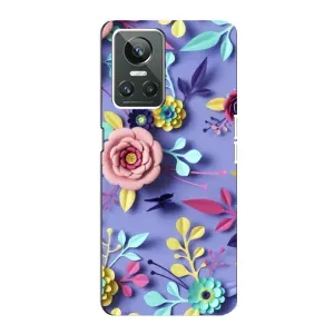 Чохли з квітами для Realme GT Neo 3 (VPrint) (Дизайн квітів)