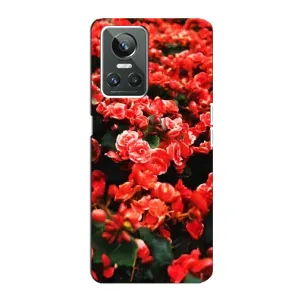 Чохли з квітами для Realme GT Neo 3 (VPrint) (Квіти червоні)