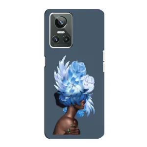 Чехлы (ART) Цветы на Realme GT Neo 3 (VPrint) (Квіти на голові)