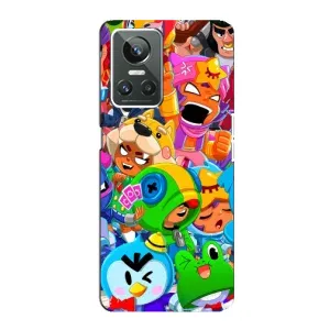 Чехлы Brawl Stars для Realme GT Neo 3 (AlphaPrint) (Герої Бравл Старс)