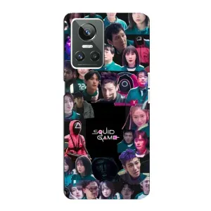 Чохол Гра в кальмара для Realme GT Neo 3 (Колаж Гра кальмара)
