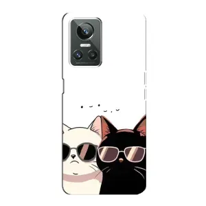 Чохол з малюнком кіт на Realme GT Neo 3 (Коти в окулярах)