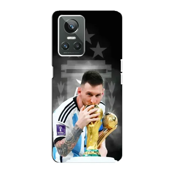 Чехол с принтом «Месси Чемпион» для Realme GT Neo 3