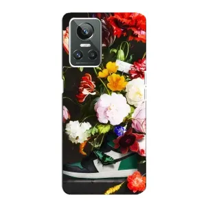 Бренднові Чохли для Realme GT Neo 3 - (PREMIUMPrint) (Nike цветы)