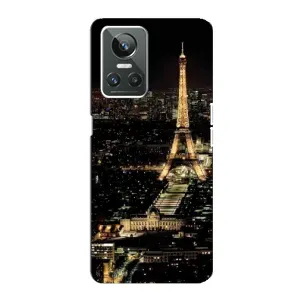 Чохол Ейфелева Вежа Realme GT Neo 3 - (AlphaPrint) (Нічний Париж)