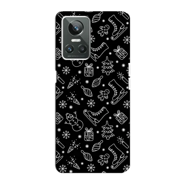 Чохол з принтом «Новорічний фон» для Realme GT Neo 3