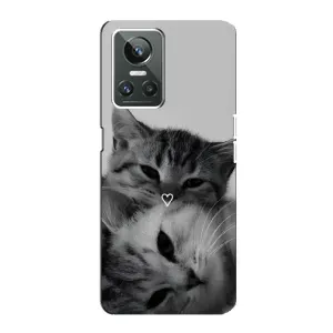 Чохол з малюнком кіт на Realme GT Neo 3 (Пара котів)