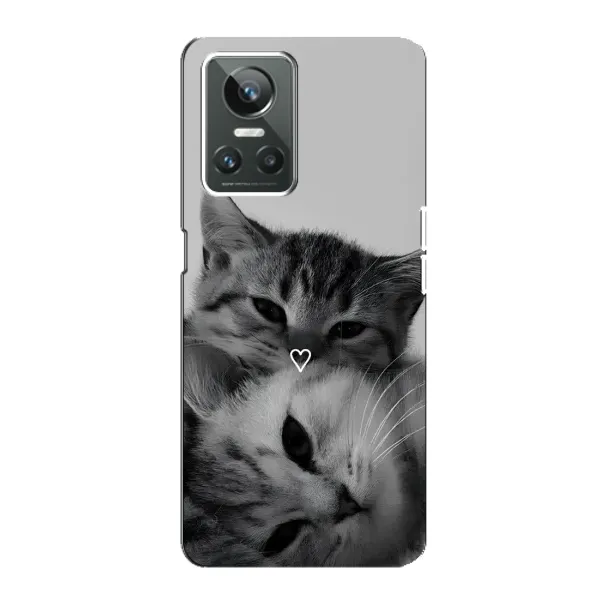 Чохол з принтом «Пара котів» для Realme GT Neo 3