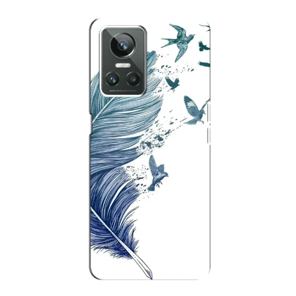 Чохол з принтом «Перо» для Realme GT Neo 3