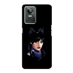 Чохли Венсдей на Realme GT Neo 3 Уенсдей (AlphaPrint) (серйозна Венздей)