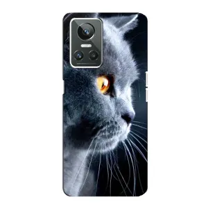 Чохли з Котиками для Realme GT Neo 3 (VPrint) (Сірий Кіт)