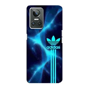 Чохли Адидас для Realme GT Neo 3 (AlphaPrint) (Синій Адідас)