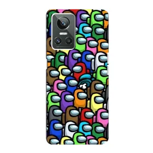 Чохли Амонг Ас для Realme GT Neo 3 (AlphaPrint) (Убитий)
