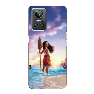 Чохол з мультфільмом Ваяна Realme GT Neo 3 (Моана з веслом)