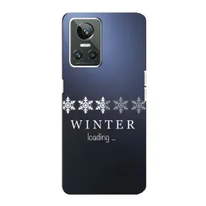 Зимні Чохли для РеалМі ГТ Нео 3 - прозорий фон (Winter loading)