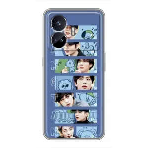 Чехлы BTS для Realme GT Neo 5 (AlphaPrint) (Bangtan)