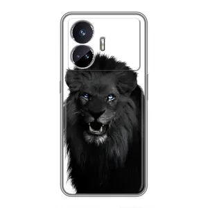 Чехлы с картинками животных Realme GT Neo 5 (Черный ЛЕВ)