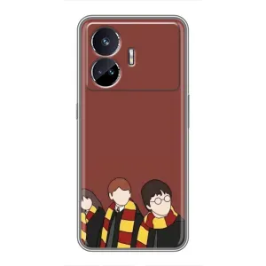 Чехлы с Гарри Поттером для Realme GT Neo 5 (AlphaPrint) (Гарри с друзьями)