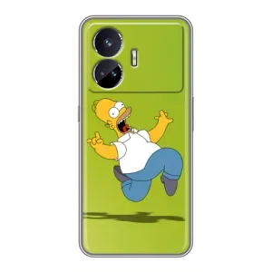 Чехол с Симпсонами для Realme GT Neo 5 (VPrint) (Гомер Симпсон)