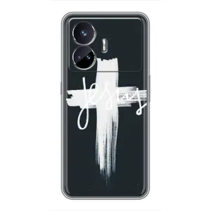 Чехол для Realme GT Neo 5 (AlphaPrint) - (Христианские) (Иисус)