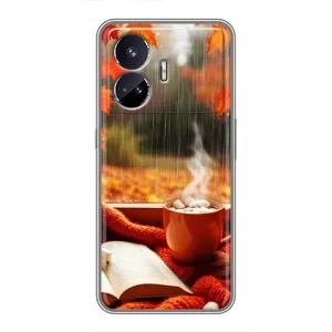 Чохол з унікальним дизайном 'Осінь з кавою' для Realme GT Neo 5 (Кава і дощ)