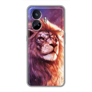 Чехол со Львом для Realme GT Neo 5 (VPrint) (Красочный Лев)