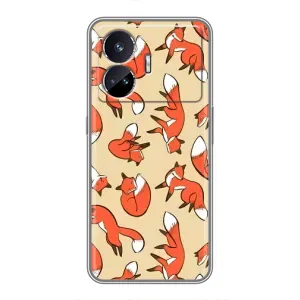 Чехлы с картинкой Лисички для Realme GT Neo 5 (VPrint) (Лисички)