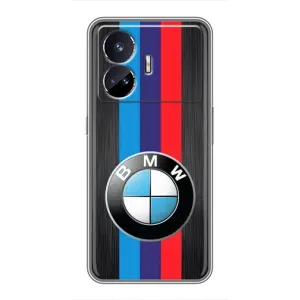 Чехол для Реалми ДжТ Нео 5 - с принтом БМВ (AlphaPrint) (Лого BMW)