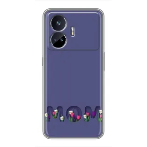 Чехлы для мамы на Realme GT Neo 5 (Мама в цветах)