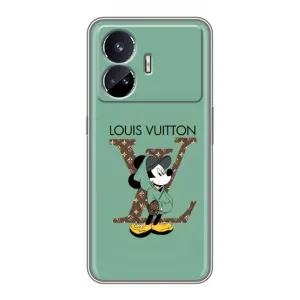 Чехлы Луи Витон для Realme GT Neo 5 (AlphaPrint - LOUIS VUITTON) (Микки Маус LV)