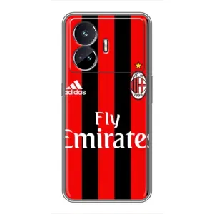 Чехлы для Realme GT Neo 5 (VPrint) - Футбольные клубы (Milan)