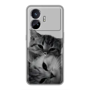 Чехол с рисунком кот на Realme GT Neo 5 (Пара котов)