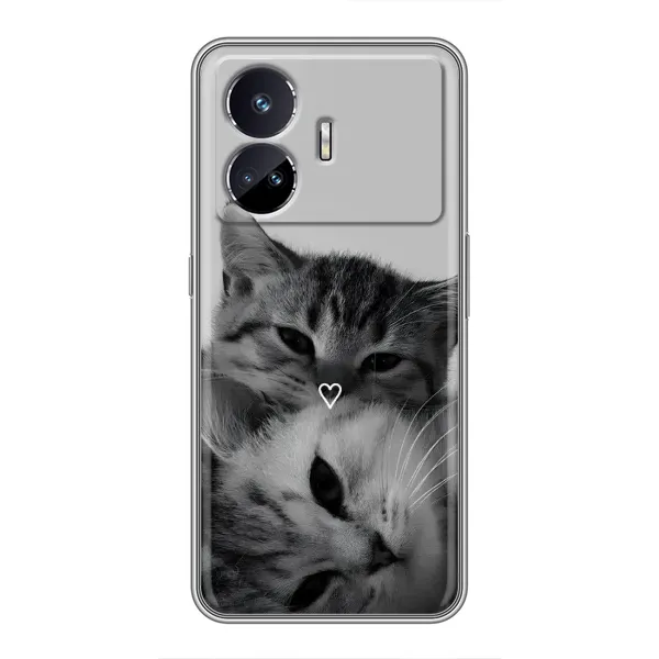 Чохол з принтом «Пара котів» для Realme GT Neo 5