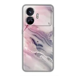 Мраморный чехол на Realme GT Neo 5 (VPrint) (Пурпурный Мрамор)