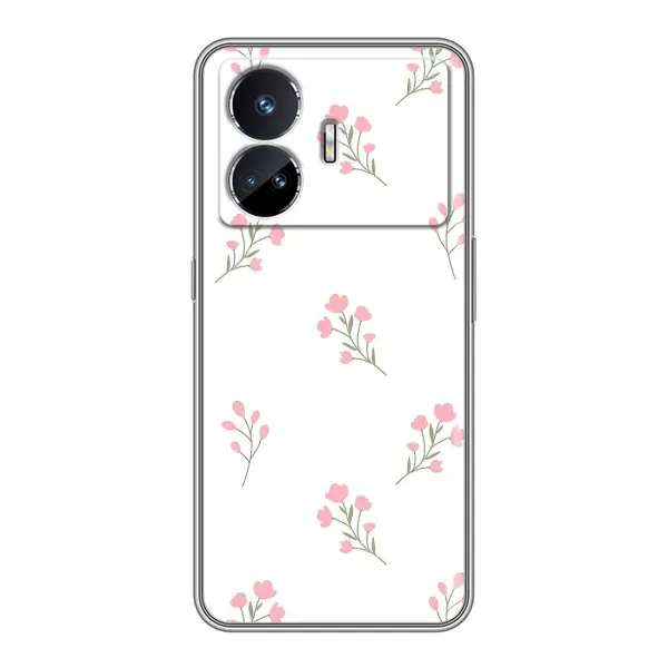 Чохол з принтом «Рожеві квіти» для Realme GT Neo 5