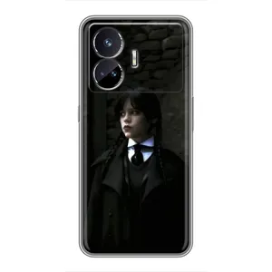 Чехол с дизайном Венздей 2 на Realme GT Neo 5 (Темный стиль Уэнздей)