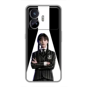 Чехлы Венсдей на Realme GT Neo 5 Уэнсдей (AlphaPrint) (W-Wednesday)
