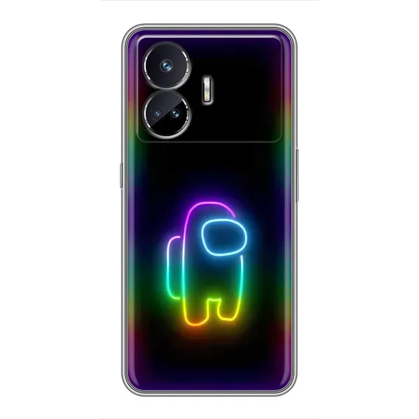 Чехол с принтом «Яркий скин» для Realme GT Neo 5