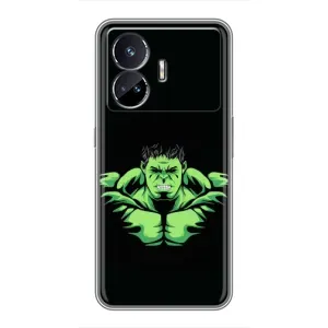 Чехлы с героями Марвел Realme GT Neo 5 (VPrint) (Зелёный Халк)