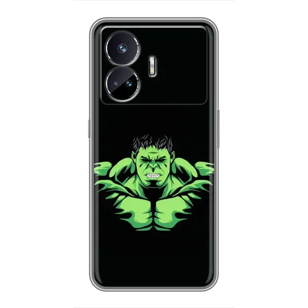 Чехол с принтом «Зелёный Халк» для Realme GT Neo 5