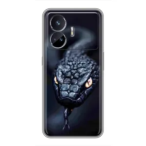 Чохол з картинкою 'Хижаки' для Realme GT Neo 5 (Чорна змія)