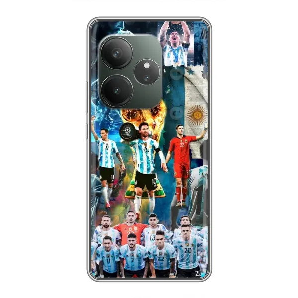 Чехол с принтом «Аргентина Месси» для Realme GT Neo 6 SE