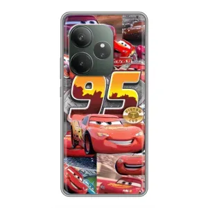Силіконовий чохол Маквін для Realme GT Neo 6 SE (Колаж Блискавка Маквін)