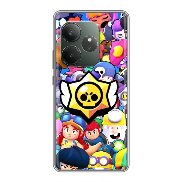 Чехол с принтом «Лого Brawl Stars» для Realme GT Neo 6 SE Чехол с принтом «Лого Brawl Stars» для Realme GT Neo 6 SE